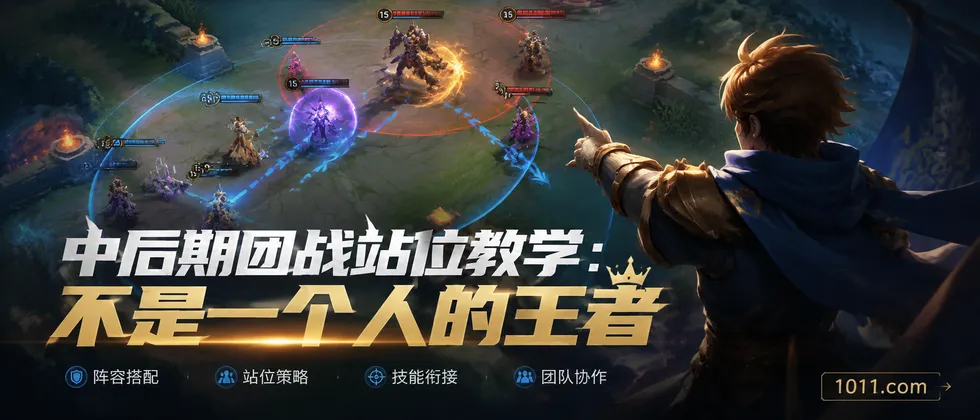 中后期团战站位教学：不是一个人的王者